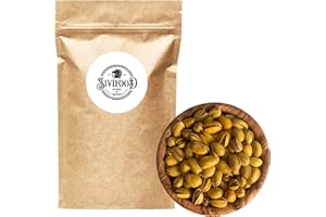 ‎SIVIFOOD SPIRIT - OF - ORIENT SIVIFOOD Pistazien geröstet und gesalzen mit Safran im 1kg Vorteilspack - geröstete Jumbo Pistazien mit Safran verfeinert in Großpackung Nüsse Premium Qualität hochwertig vegan roasted pistachio nuts
