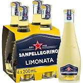 San Pellegrino Limon Aromalı Gazlı İ&ccedil;ecek Cam Şişe 4x200 ml