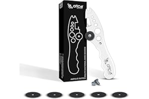 OTICA Ampoule Cutter for Doctors Nurse, Glass Bottle Cap Remover Cutter Ampule Breaker for Hospital and Clinic (White)