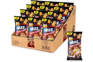 APERI SNACK Aperisnack® - AP04.012.09 - WIZZ Arachidi Ricoperte gusto BBQ Vassoio 33pz Snack Salati in Bustine Monoporzione 28g Ideali come snack salati o stuzzichini per aperitivo