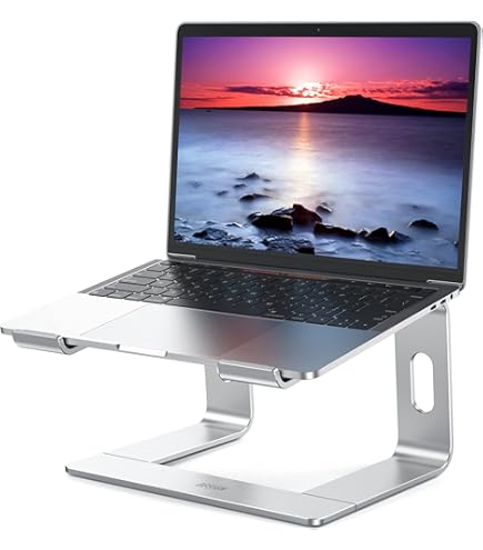 Babacom Supporto PC Portatile Pieghevole E Regolabile - Stand Con Ventilazione Per Laptop Da 10 A 16 Pollici, Per MacBook, Tablet E Altri - Foto 3