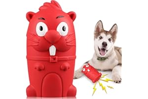 BEAUTLOHAS. Kauspielzeug für Hunde, langlebiges Naturkautschuk, interaktives Spielzeug, Zahnpflege, quietschendes interaktives Kauspielzeug, unverwüstliches Hundespielzeug, langlebiges Kauspielzeug