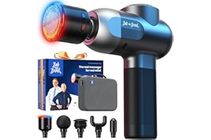 Massage Gun with Heat and Cold Therapy, BOB AND BRAD C2 Pro Deep Tissue Massager Gun with Heat, Professional Massage Gun for Home Gym Office Workout Recovery Pain Soreness Relief, Gift for Men Women