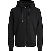 JACK & JONES Zip Hoodie Plain Zip Hoodie