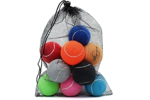 Magicorange 20 pcs Die zwölf tennishunde, 2,5 Zoll große vierbeinigen vierbeiner Spielen Ball mit einem Netz und können ihn im Farbton fangen (Deine Farben, 2.5 inch)