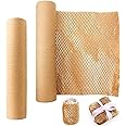 Apac Ecocell Paper Wrap - Honeycomb Packaging Wrap - 38 cm x 50 m x 80 gsm Paper-Based Alternative of Bubble Wrap, Eco-friendly Packaging Material for Fragile Items
