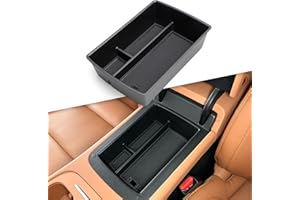 smabee Armrest Storage Box For Lingpao C10 C16/Leapmotor C10 C16 2024 2025 Center Console Box Center Console Organizer Tray Accessories ABS Black