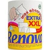 Renova - Maxiabsorption, XXL Kitchen Rolls, Triple, White - 1 Roll | 1 XXL roll corresponds to 3 standard rolls (1=3), extra
