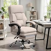 XUEGW Office Chair Height Adjustable &middot; Executive Chair with Footrest &middot; Comfortable Computer Chair &middot; Ergonomic High Leather Ch