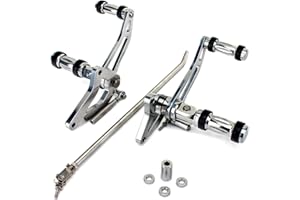 TARAZON 9cm Comandi Avanzati Poggiapiedi pedane Alluminio forward controls per Honda VT600C VT 600 Shadow VLX 600 1988-2007