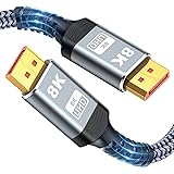 Displayport cable 144Hz, Snowkids 8K displayport 1m cable,DP 1.4(4K@144Hz,8K@60Hz) High Speed 32.4Gbps,UHD 7680x4320,DP ++,Di