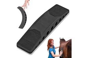 ENAIAH Horse Grooming Brush 6-in-1Fellpflege-Massage Pferde Massagekamm Groomer Für Pferde Pferdebürsten Für Die Fellpflege,Schmerzlos Entfernen von losem Haar,Fell und Schmutz