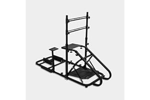 M MODAUTO Cockpit Simracing,Estructura para Videojuego,Accesorios de Videojuego,Con soporte de Monitor