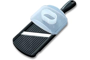 Kyocera CSN-152-NBK uniwersalny strug z ostrzem ceramicznym, dwustronny szlif, z ochroną palców, 27,7 x 9,2 x 1,6 cm, czarny