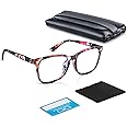 COOLOO Blue Light Blocking Glasses, Gaming Computer Glasses Anti Glare Headache Eyes Strain Glasses with Blue Light Filter, Super Light Weight Fashion