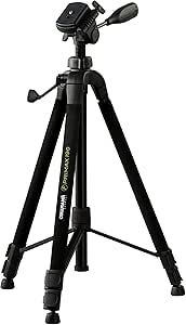 Cullmann PRIMAX 190 Stativ mit 3-Wege-Kopf und Stativtasche (2 Ausz&uuml;ge, Tragf&auml;higkeit 3,5 kg, 170cm H&ouml;he, Packma&szlig; 66cm)