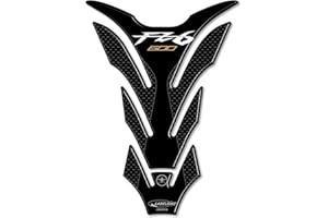 labelbike - Autocollant 3D Protection de Réservoir de Moto Compatible avec Yamaha FZ6