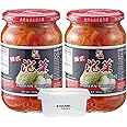 (2 Pack) Master Sauce Korean Kimchi Cabbage in Jar 360g + Uplabel Creations 180ml Food Pot