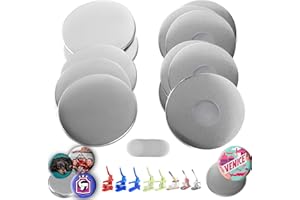 nice2have 25 Sets of Fridge Magnet Button Parts 58mm (2.25 inch) - Badge Maker Supplies for Badge Maker Machine