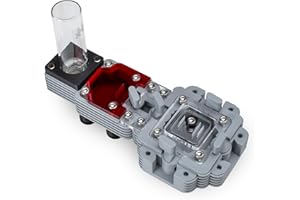 Ant Dimension Kit de iniciación de colonias de hormigas, formicario profesional para reinas y pequeñas colonias de hormigas, nido modular de granja de hormigas (gris, especies grandes)