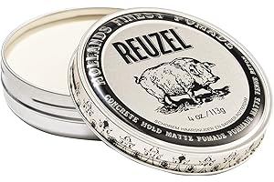 Reuzel Pomata Capelli Opaca Tenuta Cemento - Aspetto Curato e Ordinato - Applicazione Facile e Senza Problemi - Fragranza Maschile Leggera - Priva di Solfati, Parabeni e Crudeltà - 113 g