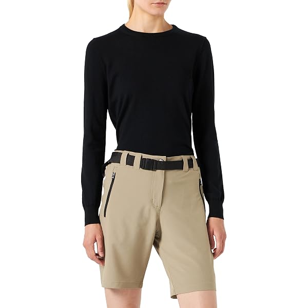 Pantaloncini Cargo da donna da donna da trekking a 4 vie elasticizzati a 4 vie e