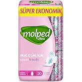 Molped Ultra Hijyenik Ped Anatomik Uzun S&uuml;per Ekonomik 20 Adet