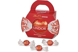 Lindt LINDOR Maxi LINDOR Cioccolato al Latte, Confezione regalo cioccolatini 200 g