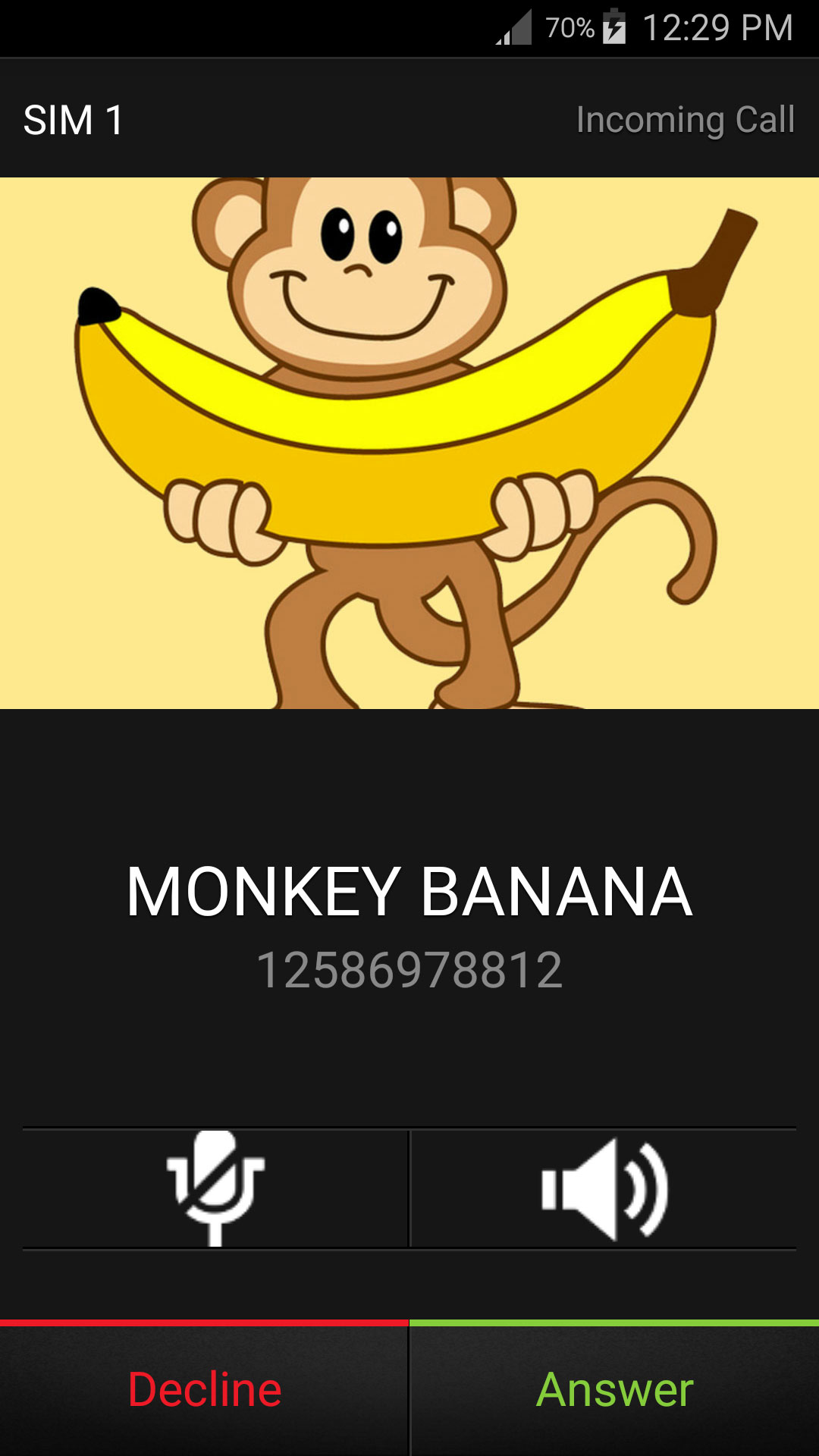 Monkey Banana Calling You Free Fake Phone Call Id 2018 Prank Amazon De Apps Spiele