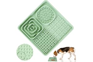HUGWAIT Mat Licking Silicone sin BPA para Lamer Perros, Alfombra Antiestres y Alimentación Lenta