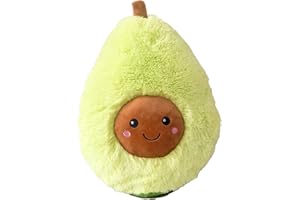 RAINBEAN Cute Avocado Plush Toy Mini Comfort Food Pillow Plushie, Soft Fruit Stuffed Cushion Doll Bedroom Decoration Gift for Kids Friends Girls Boys Christmas Birthday Valentine 11.81 Inches / 30 cm