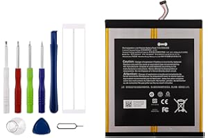 Vvsialeek 58-000187 Replacement Battery Compatible with HD10 7th Gen Tablet SL056ZE 26S1015-A 2955C7 with Toolkit