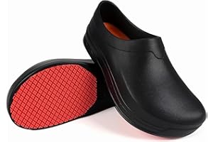 VAVSYL Chef Shoes for Men Women - Non Slip/Oil Resistant/Waterproof Work Shoes - Kitchen/Garden/Nursing Shoes - Comfortable Lightweight Clogs UK(5-10Men/6-11Women)