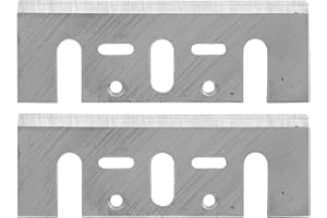 HYUDUO Sostituzione delle Lame per Pialla in Carburo TCT 82 Mm, Una Coppia di Lame per Pialla Elettrica Manuale HSS per la Lavorazione del Legno per Maklta 1900B