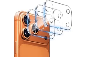 QULLOO Kameraschutz für iPhone 17 Pro Max für Panzerglas, 3 Stück Kamera Schutzfolie 9H Härte Schutzglas HD Klar Linse Folie Anti-Kratzen Kamera Schutz