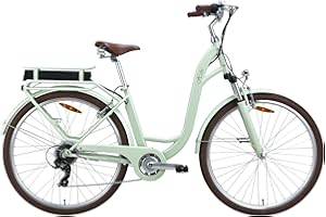 ‎VECOCRAFT VecoCraft HEBE elektrofahrräder City E-Bike | ebike Damen 28 Zoll | 7-Gang-Shimano-Schaltung | Ananda Hinterer Motor 250W | EU-konformes für e Bike Herren und Damen