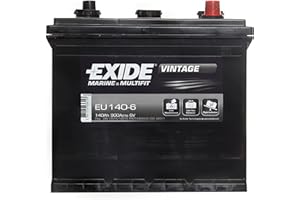 BATERÍA 6V/140AH - 900 CCA - EXIDE VINTAGE EU140-6