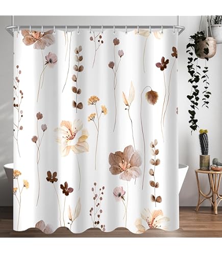 XUEDNGM Duschvorhang 110x110cm - Wasserdicht & Schimmelfest