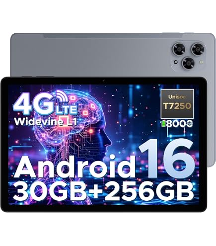 DOOGEE Tab G6 Android 15 Tablet 11 Inch, 30GB RAM + 256GB ROM