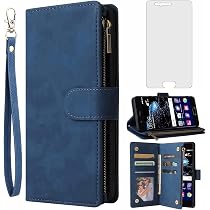 Asuwish Leder-Handyhülle Für Huawei P20 – Klapphülle Mit 6 Kartenfächern, Standfunktion & Geschenk-Set