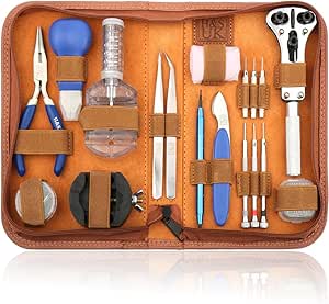 Uhrmacher Werkzeug Set Komplett - Mit Batteriewechsel Werkzeug & Armband Anpassung