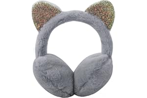 IHCEMIH Orejeras para Niña Accesorio de Invierno Esponjosas de Felpa Niña Niño Térmicas al Aire Libre Esquí Correr Protector de Viento Frio Regalo de Moda Mujer Damas