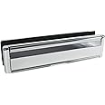 Avocet LPAFCH Affinity 12" Polished Chrome Letterplate Premium Heavy Duty Sprung Letter box