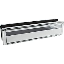 AVOCET Affinity UPVC Letter Box - 304mm Wide - White - View #5