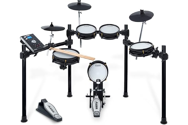 Alesis Command SE Kit - Batterie Electronique en Peau Maillée avec Connexion USB MIDI, Chargement De Sample, 70 Kits, 600+ Sons, 120 Pistes Play Along