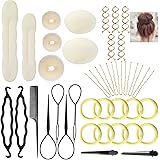 Lictin Chignon Materiale Accessori (70 pezzi, Oro)