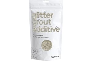 Hemway Champagne Glitter Coulis Carrelage additif 100 g Carrelage Salle de bains Chambre humide