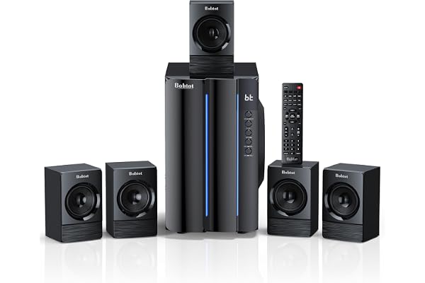 Bobtot Sistema audio surround Home Theater
