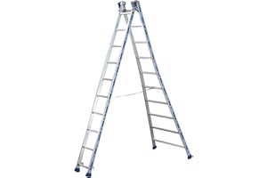 TUBESCA COMABI Tubesca - Echelle transformable 2x10 échelons accès 5,78 m max. - PLATINIUM TRANSFORMABLE