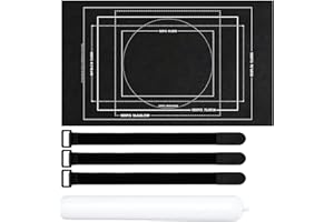 SRGPUI 5 Pcs Jigsaw Puzzle Mat, Puzzle Mat, Jigsaw Mat, Puzzle Mats For Jigsaws 1500, Puzzle Saver Pad Jigsaw Puzzle Storage Mats For Adults And Kids (Black,Can Hold 1500 Piece Puzzle)